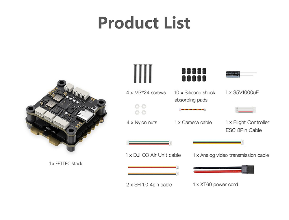 GEPRC-Fettec-G4-Alpha-Flugsteuerung-GF50A-50A-2-6S-4In1-ESC-DShot2400-Stack-Unterstuumltzung-DJI-Air-2013433-11